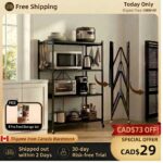 4-TierHeavy Duty Shelf -Instantly Organize, No Assembly Needed!