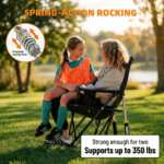 Modura™ Wide Spring-Action Camping Chair, Grab & Go Outdoor Seat - Image 2