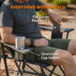 Modura™ Wide Spring-Action Camping Chair, Grab & Go Outdoor Seat - Image 4